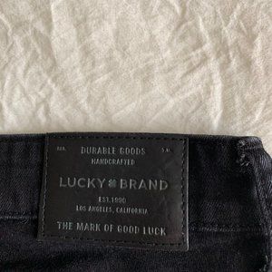 Women's Lucky Brand Black Denim Cut Off Shorts